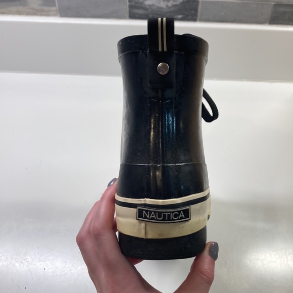 Womens Nautica Ankle High Rain Boot Size 9 WORN TWICE - Picture 6 of 12